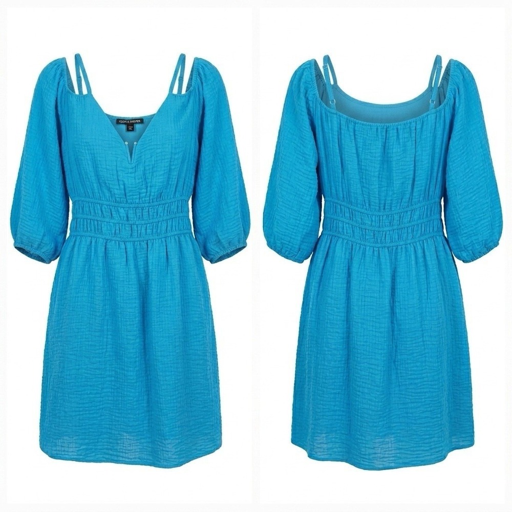 Boston Proper Dress Medium Lounge Beach Resort Vacation‎ Coastal Casualwear